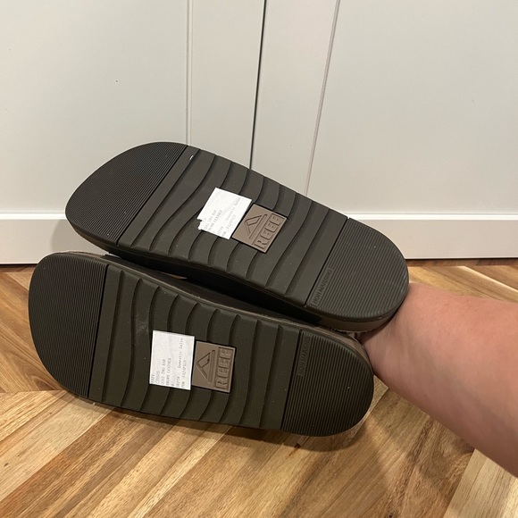 NEW* Reef Ojai Two Bar brown leather sandals size 9 - Picture 5 of 9